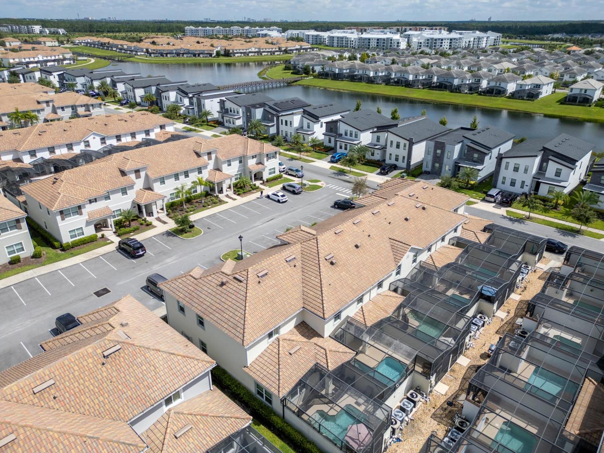 Вилла Renewed Luxury Townhouse With Private Pool Киссимми Экстерьер фото